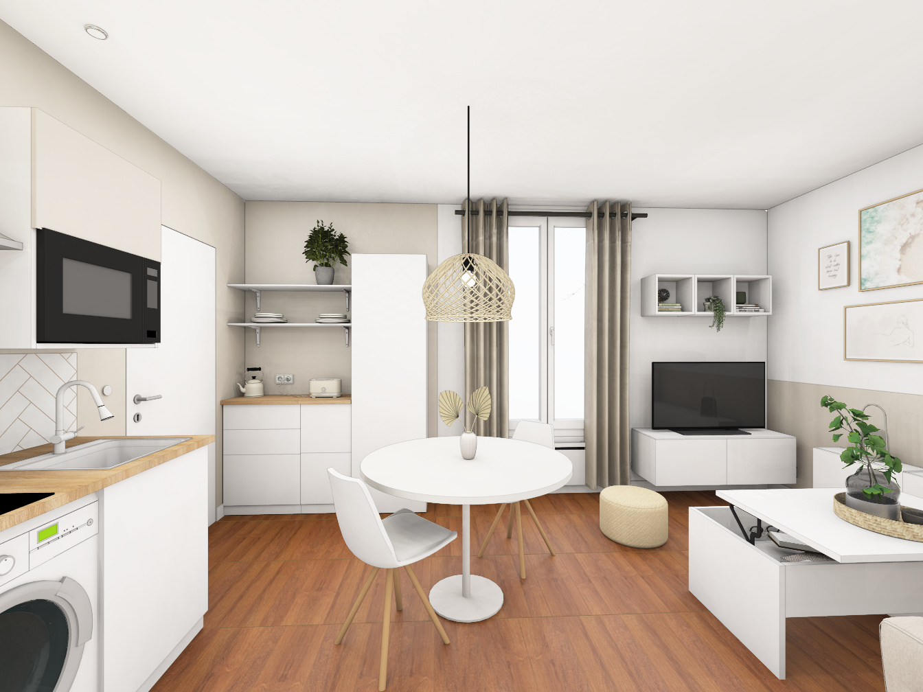 Studio Paris vue globale